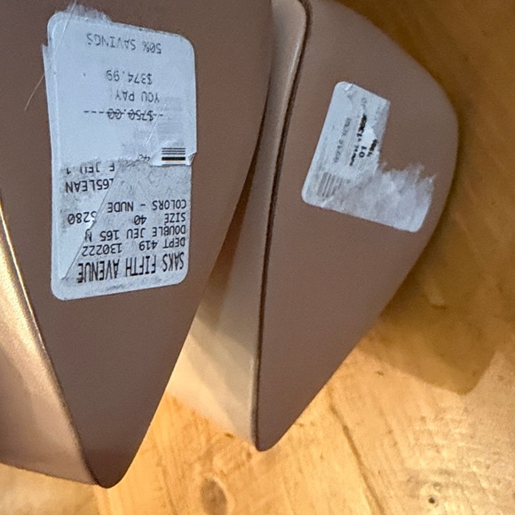 ANDREA WAZEN Double Jeu 165MM Platform Mary Jane Pumps Pink Size 40 - Picture 7 of 16